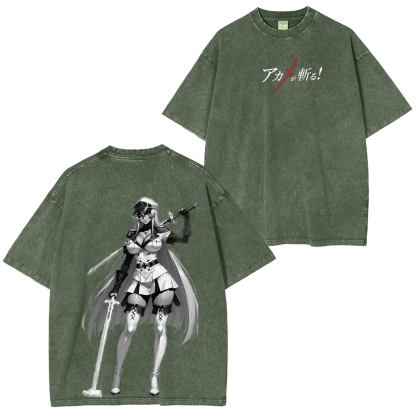 Esdeath-Akame Ga Kill Washed T-Shirt