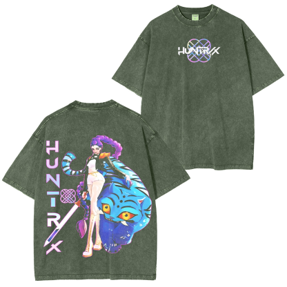 KPop Demon Hunters Huntrix Washed T-Shirt