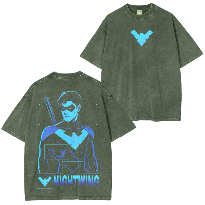 Dick Grayson-Nightwing Washed T-Shirt