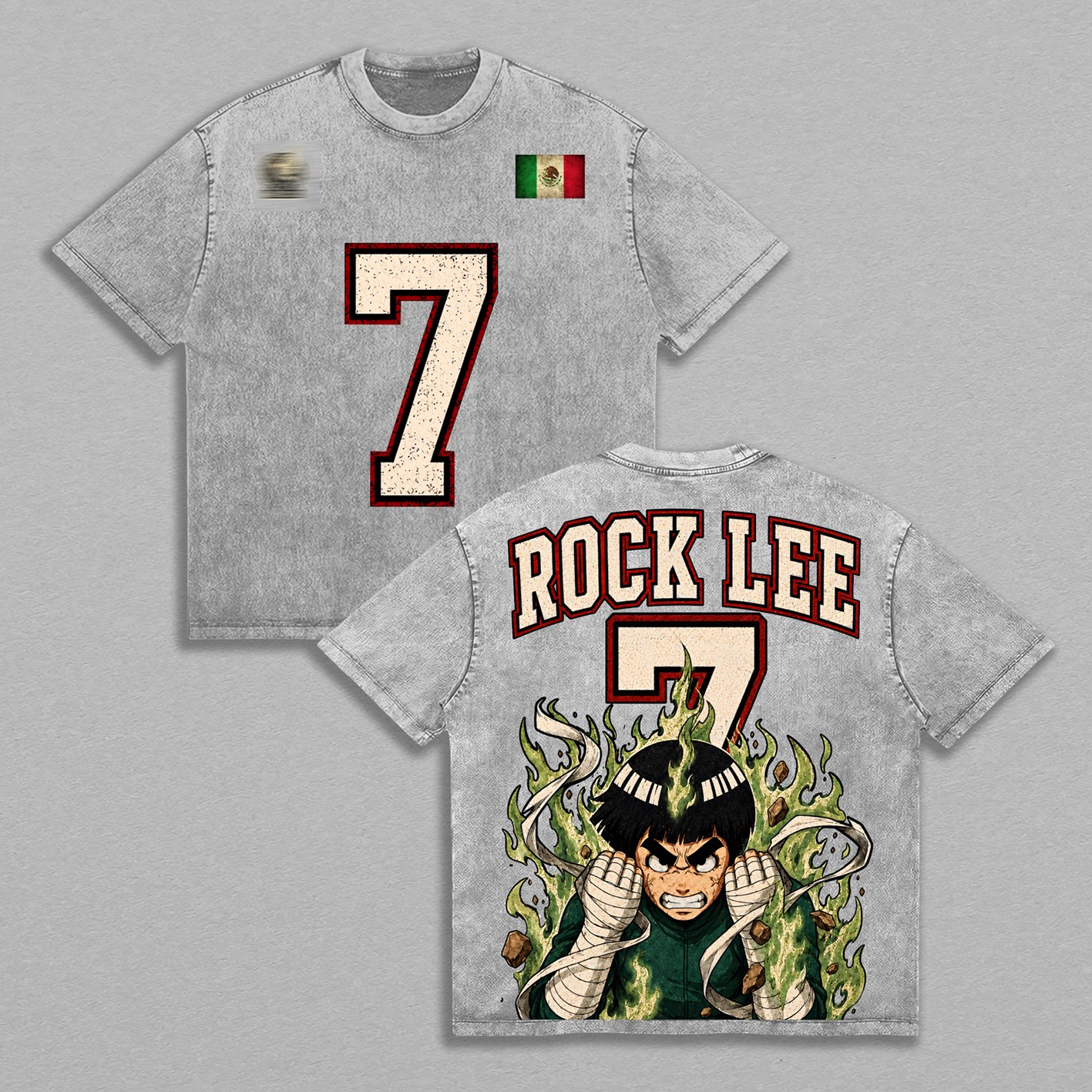 Rock Lee: The Hardworking Hero Every Naruto Unisex  Washed T-Shirt