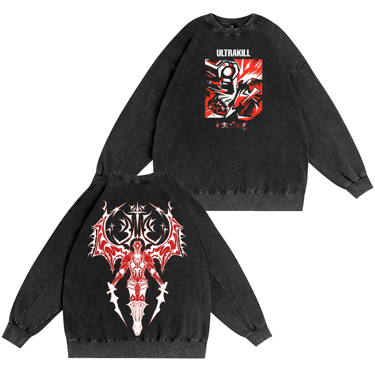 ULTRAKILL Oversized Washed T-shirt/Crewneck/Hoodie