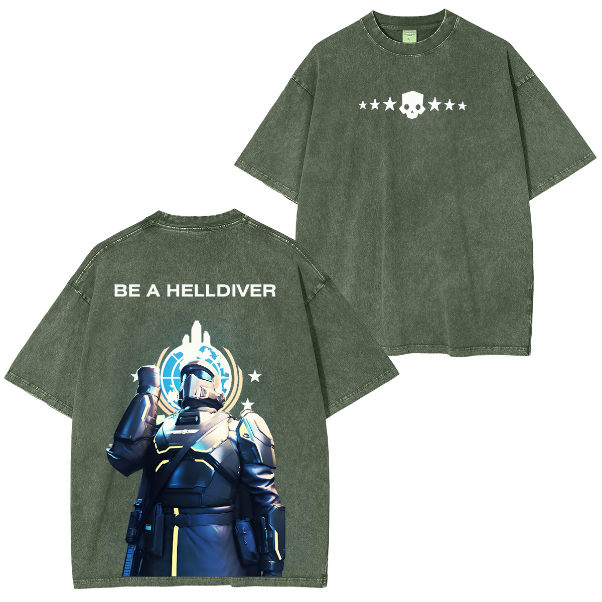 Helldivers 2 Washed T-Shirt