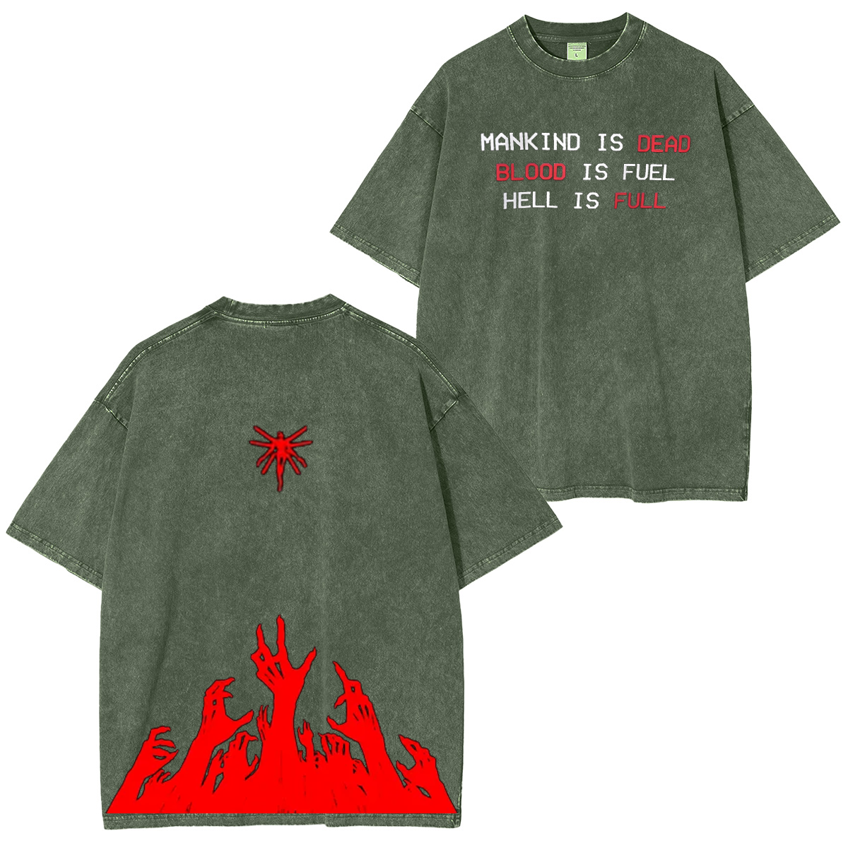 Heaven Pierce Her Vintage Washed T-shirt/Crewneck/Hoodie