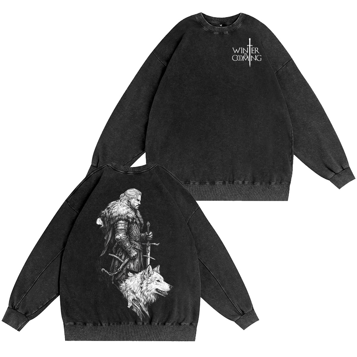 Winter is Coming Oversized Washed T-shirt/Crewneck/Hoodie
