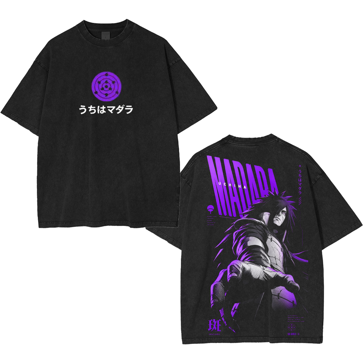 Madara Uchiha vs Isshiki Unisex  Washed T-Shirt