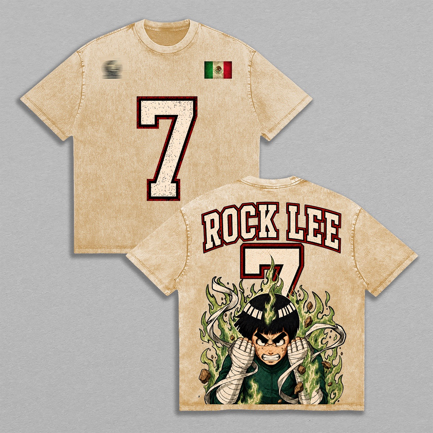 Rock Lee: The Hardworking Hero Every Naruto Unisex  Washed T-Shirt