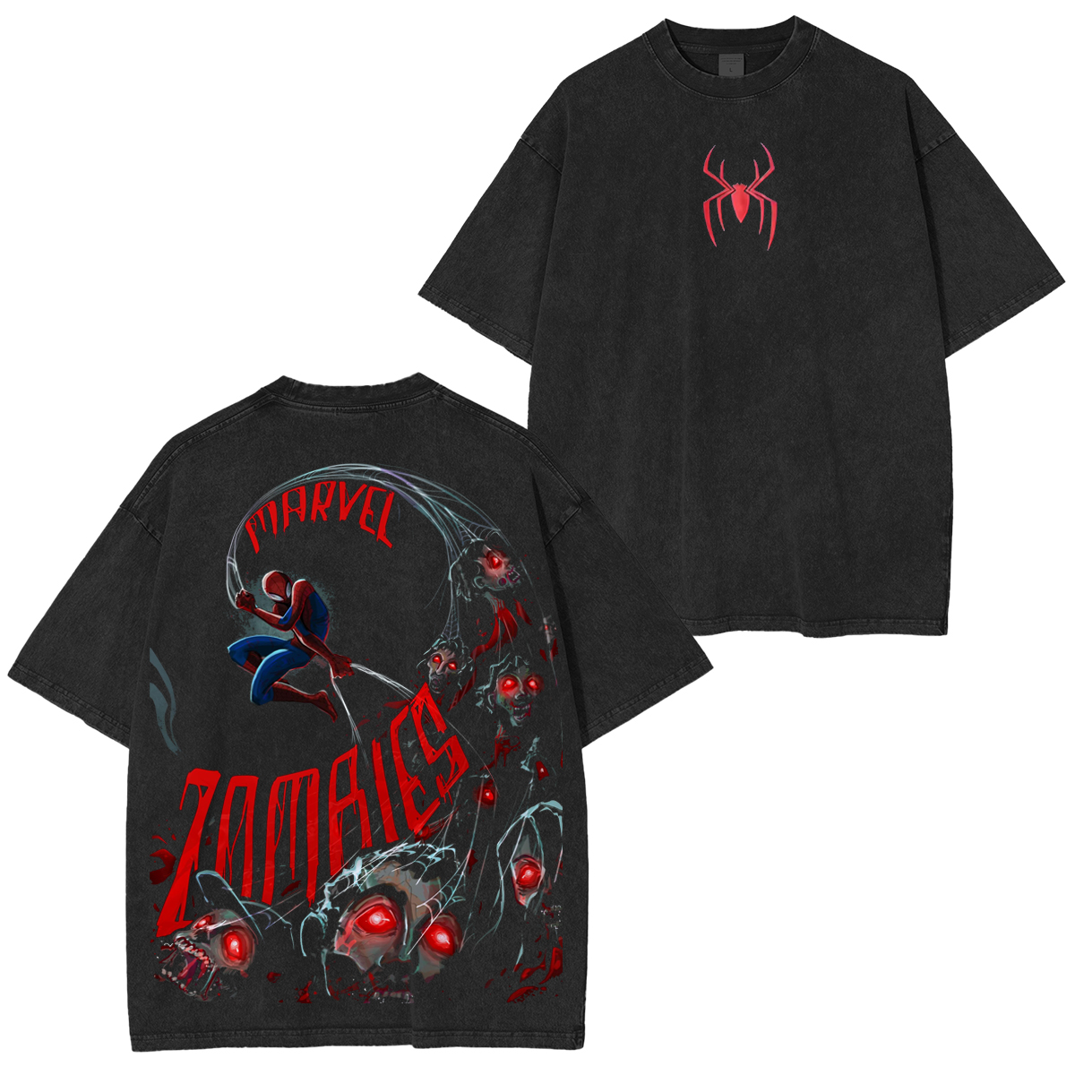 Spider-Man Washed T-shirt/Crewneck/Hoodie