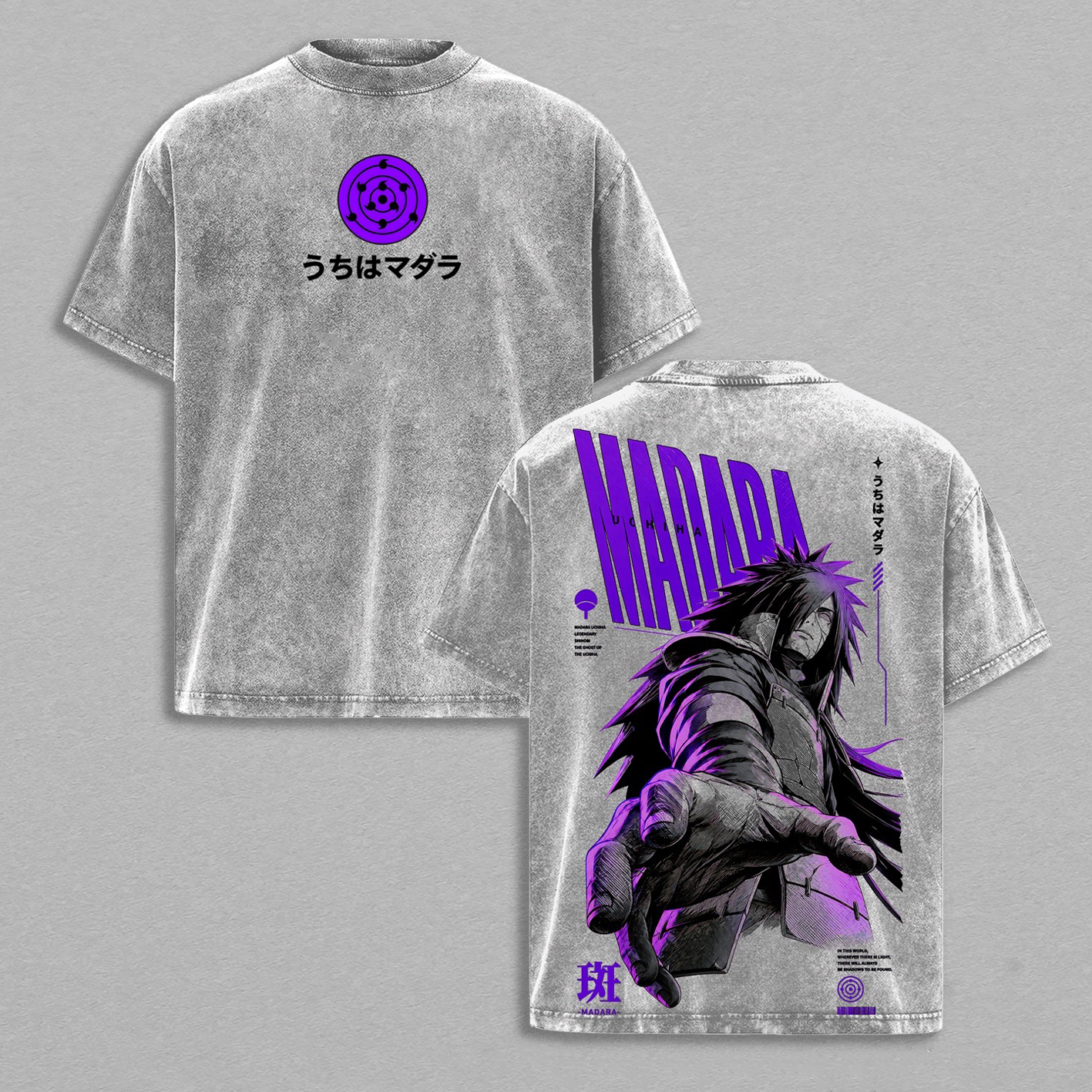Madara Uchiha vs Isshiki Unisex  Washed T-Shirt