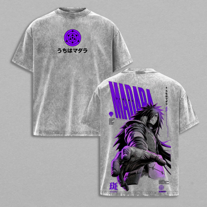 Madara Uchiha vs Isshiki Unisex  Washed T-Shirt