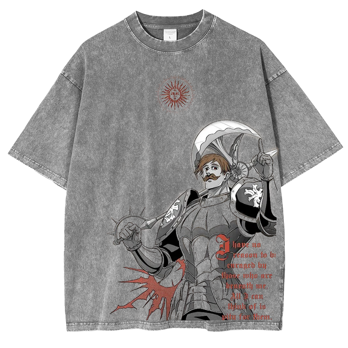 Escanor's Pride: Rise of the Sin of Pride in Anime Vintage T-shirt/Crewneck/Hoodie