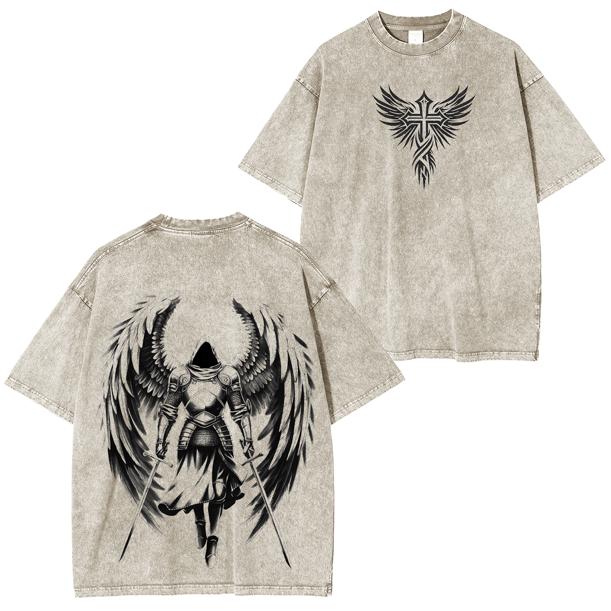 Archangel Michael: Wear Your Faith with Pride Vintage Washed T-shirt/C