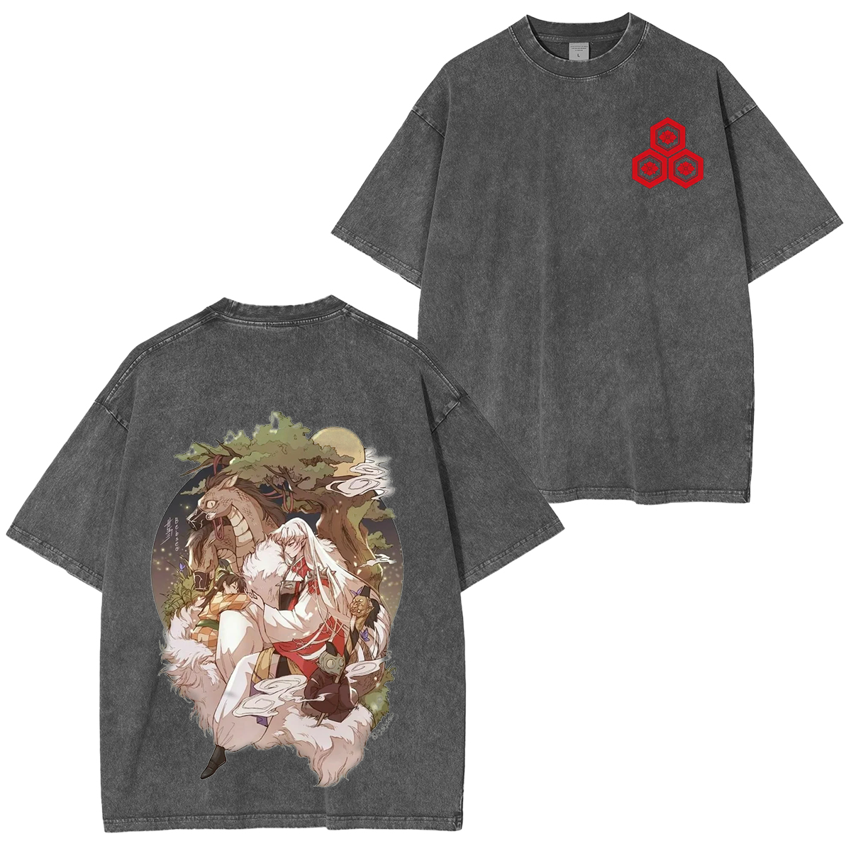 Inuyasha Sesshomaru Vintage Oversized T-shirt/Crewneck/Hoodie