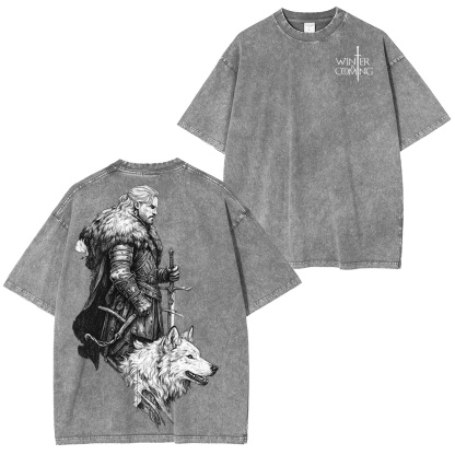 Winter is Coming Oversized Washed T-shirt/Crewneck/Hoodie