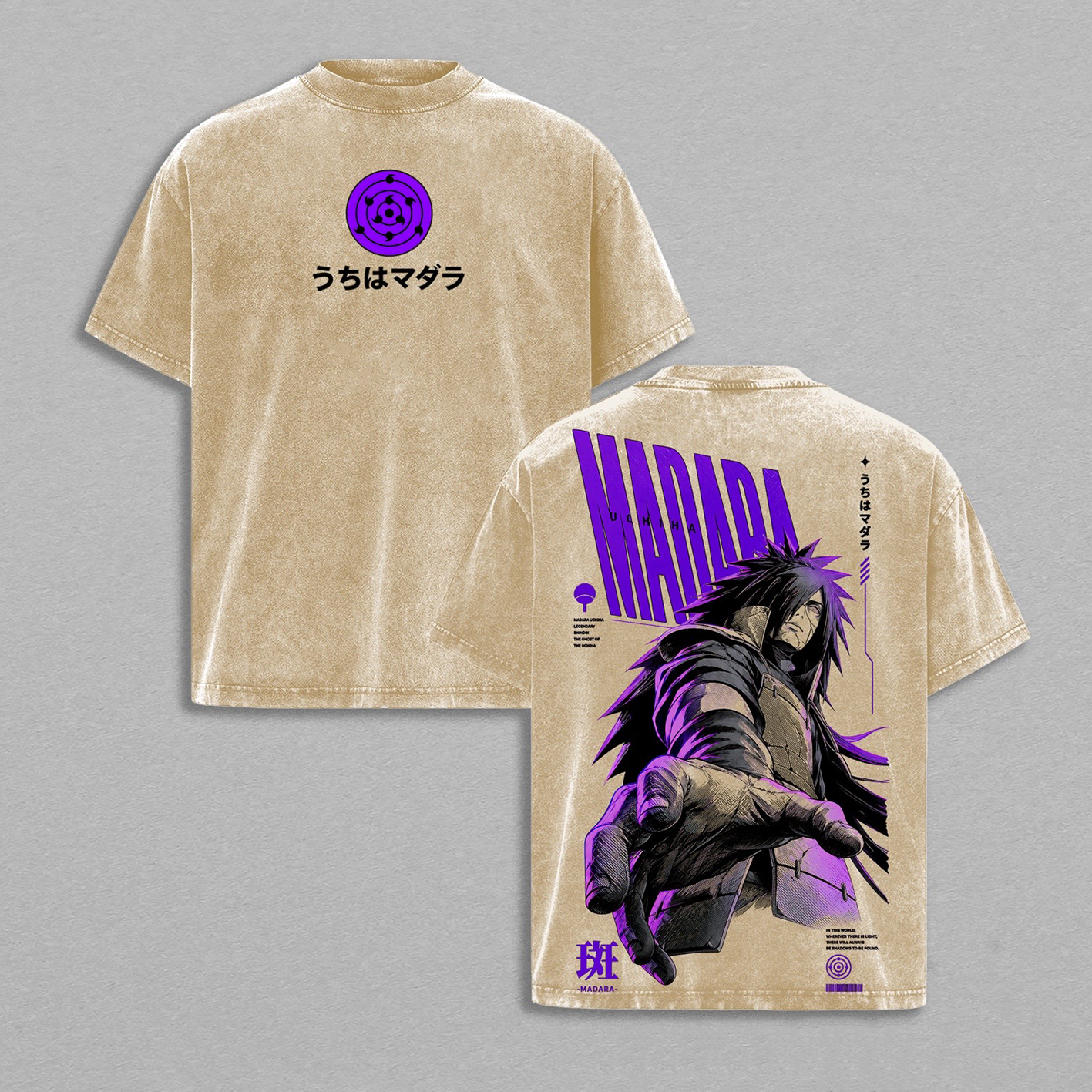Madara Uchiha vs Isshiki Unisex  Washed T-Shirt