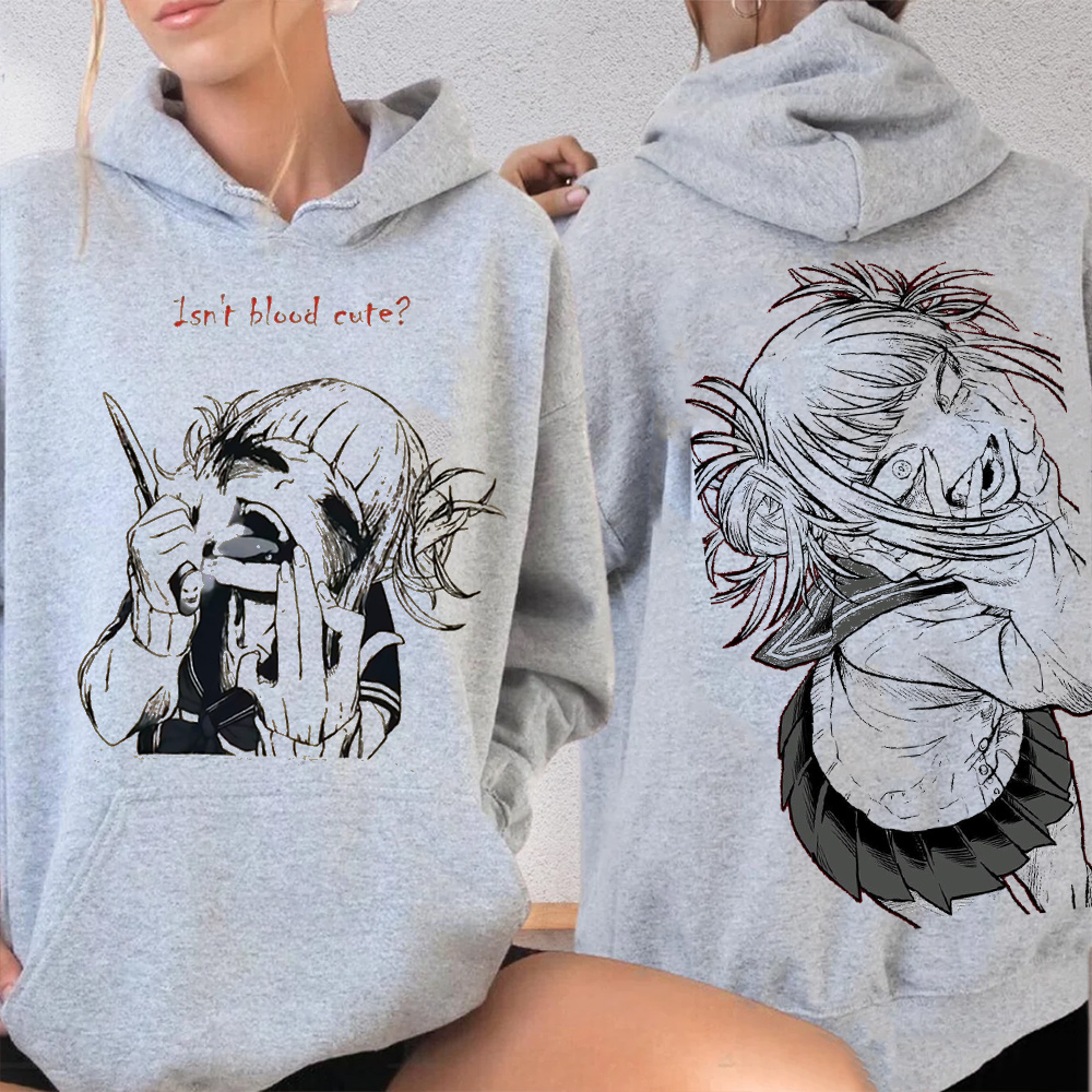 Himiko Toga My Hero Academia Anime Vintage Oversized T-shirt/Crewneck/Hoodie