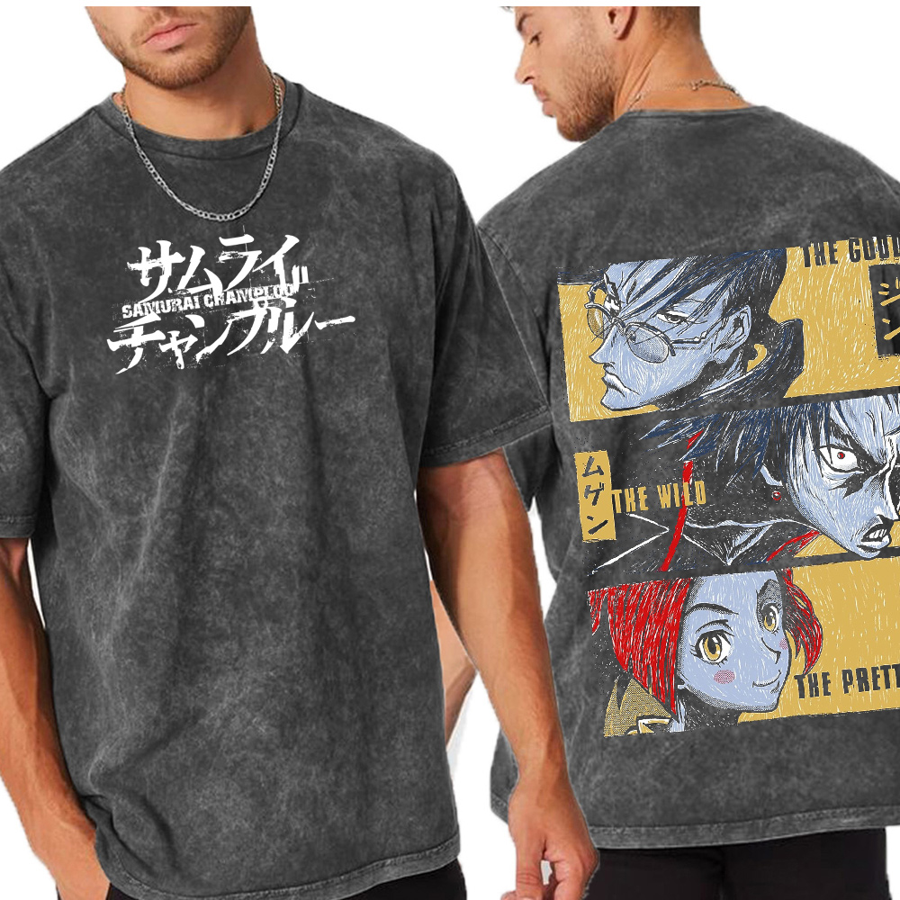 Samurai Champloo Vintage Oversized T-shirt/Crewneck/Hoodie