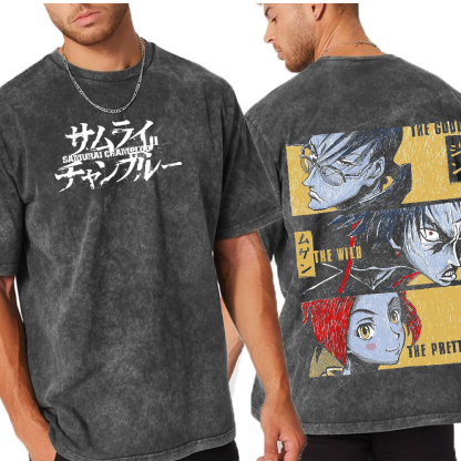 Samurai Champloo Vintage Oversized T-shirt/Crewneck/Hoodie