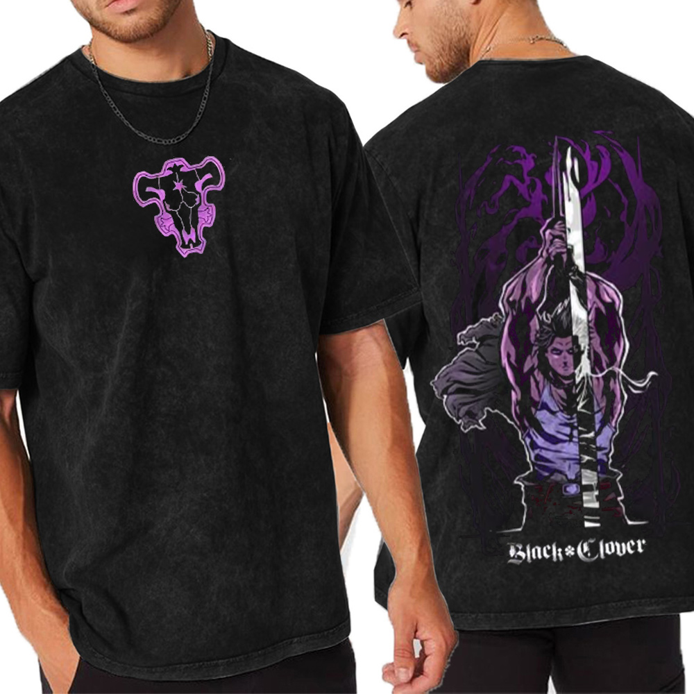 Black Clover Vintage Oversized T-shirt/Crewneck/Hoodie