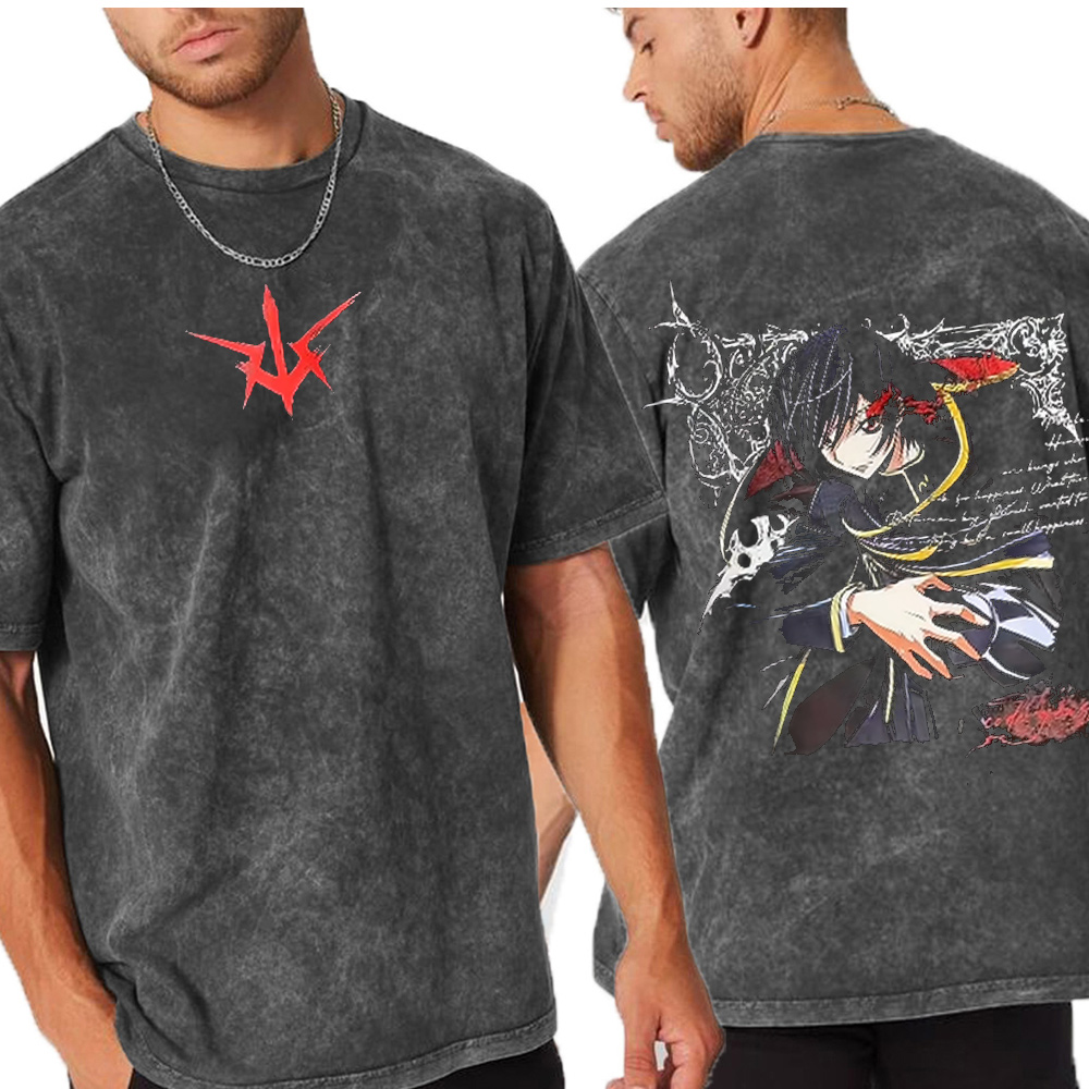 Code Geass Lelouch Vintage Oversized T-shirt/Crewneck/Hoodie