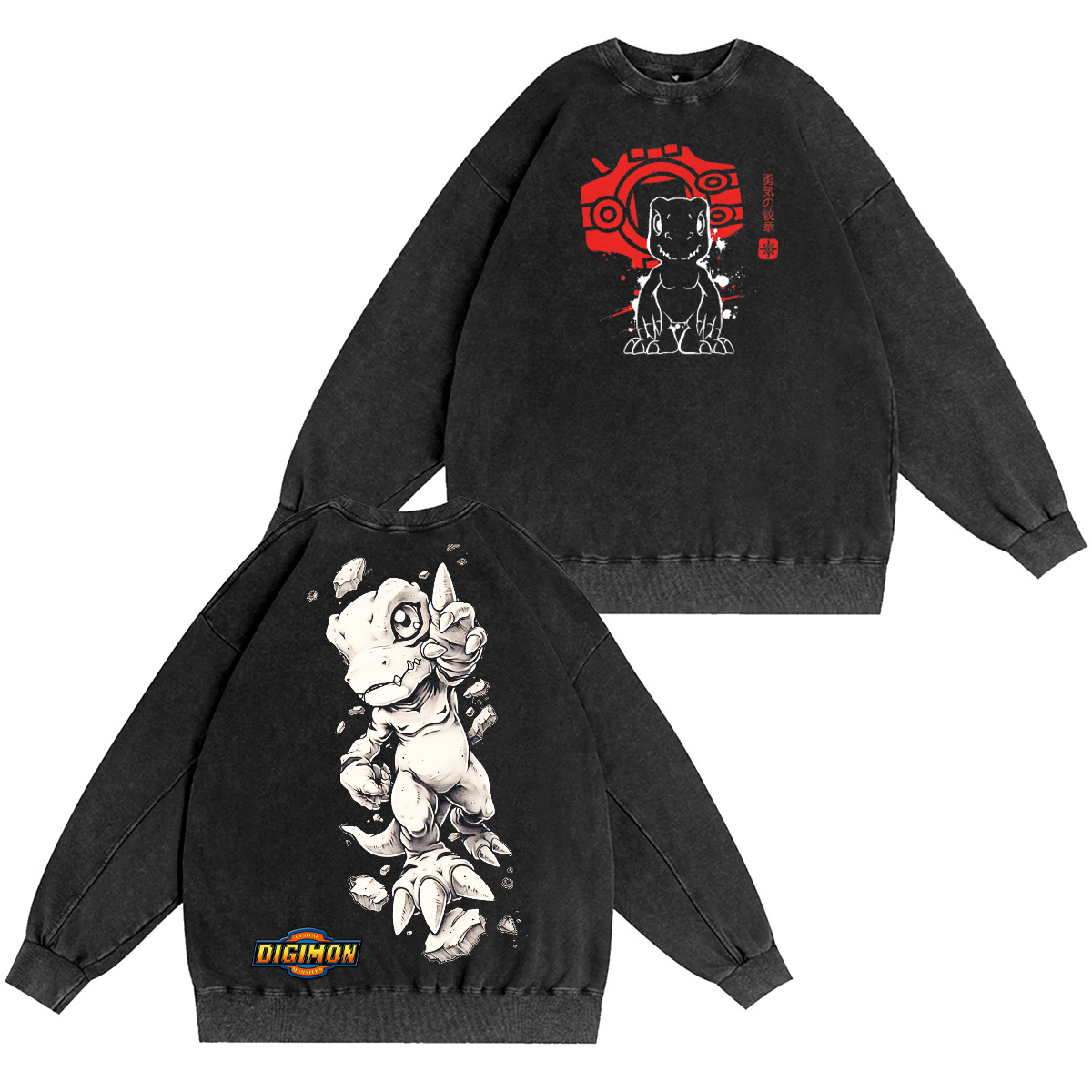 Agumon Digimon Oversized T-shirt/Crewneck/Hoodie