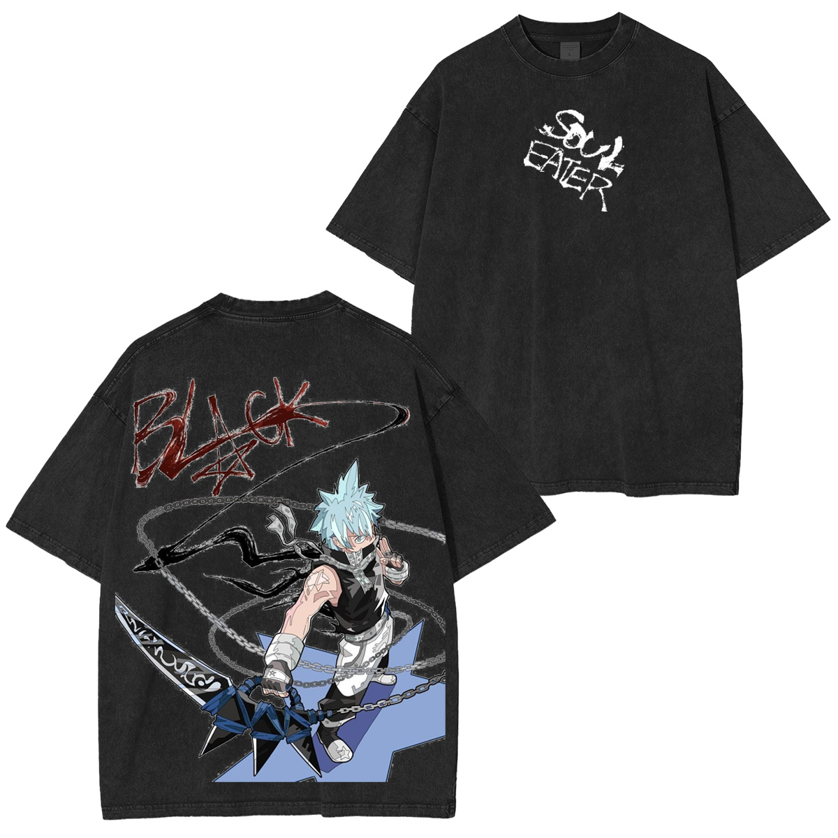Soul Eate Black Star Oversized T-shirt/Crewneck/Hoodie