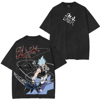 Soul Eate Black Star Oversized T-shirt/Crewneck/Hoodie