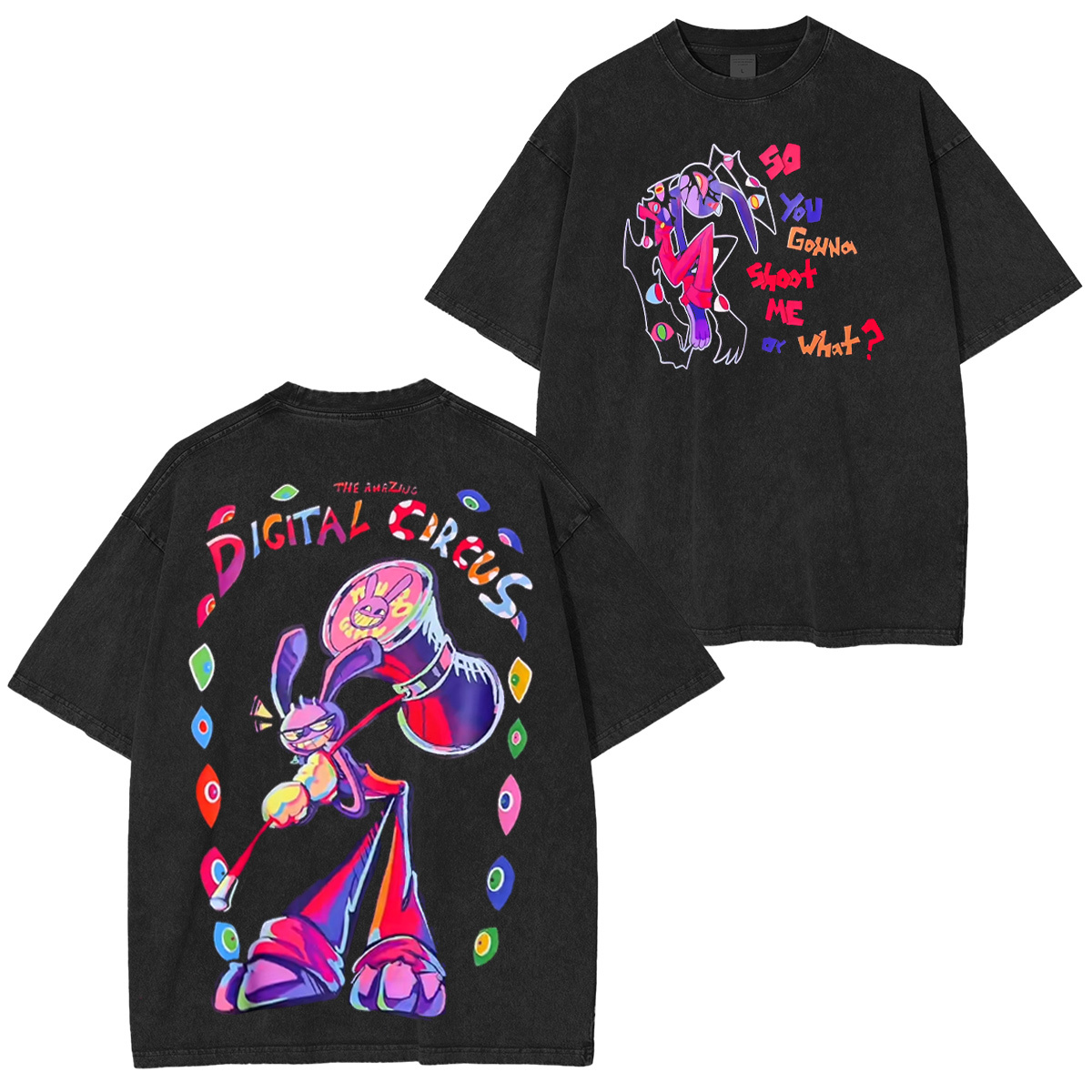 Jax The Amazing Digital Circus Oversized T-shirt/Crewneck/Hoodie