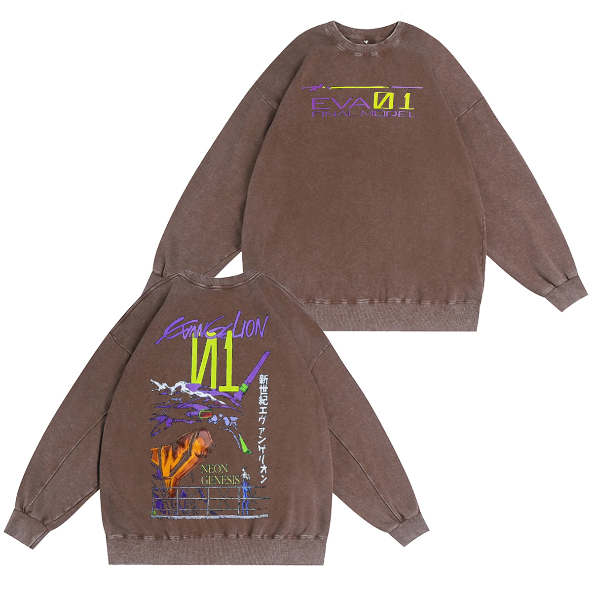 Neon Genesis Evangelion EVA 01 Oversized T-shirt/Crewneck/Hoodie