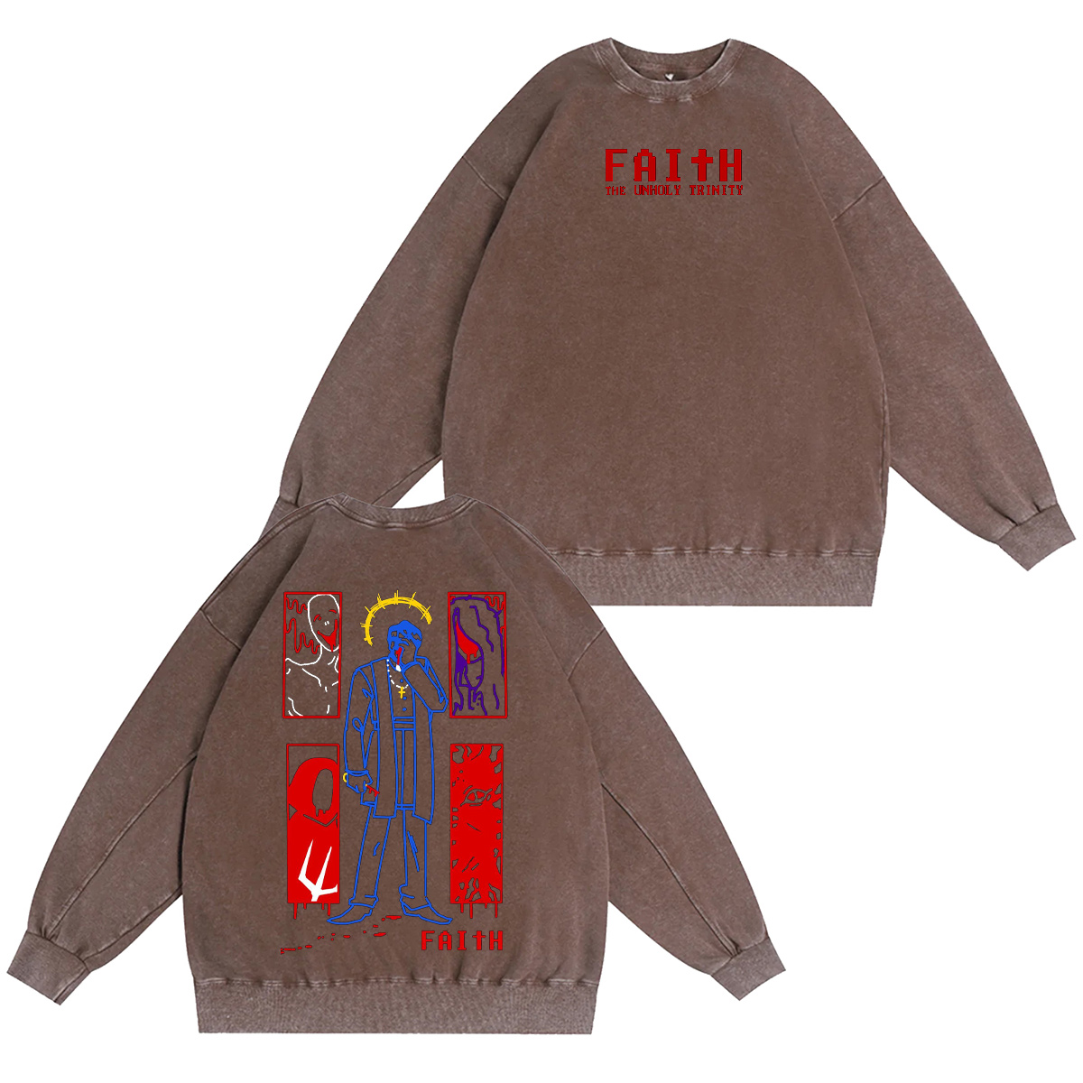 FAITH The Unholy Trinity Oversized T-shirt/Crewneck/Hoodie