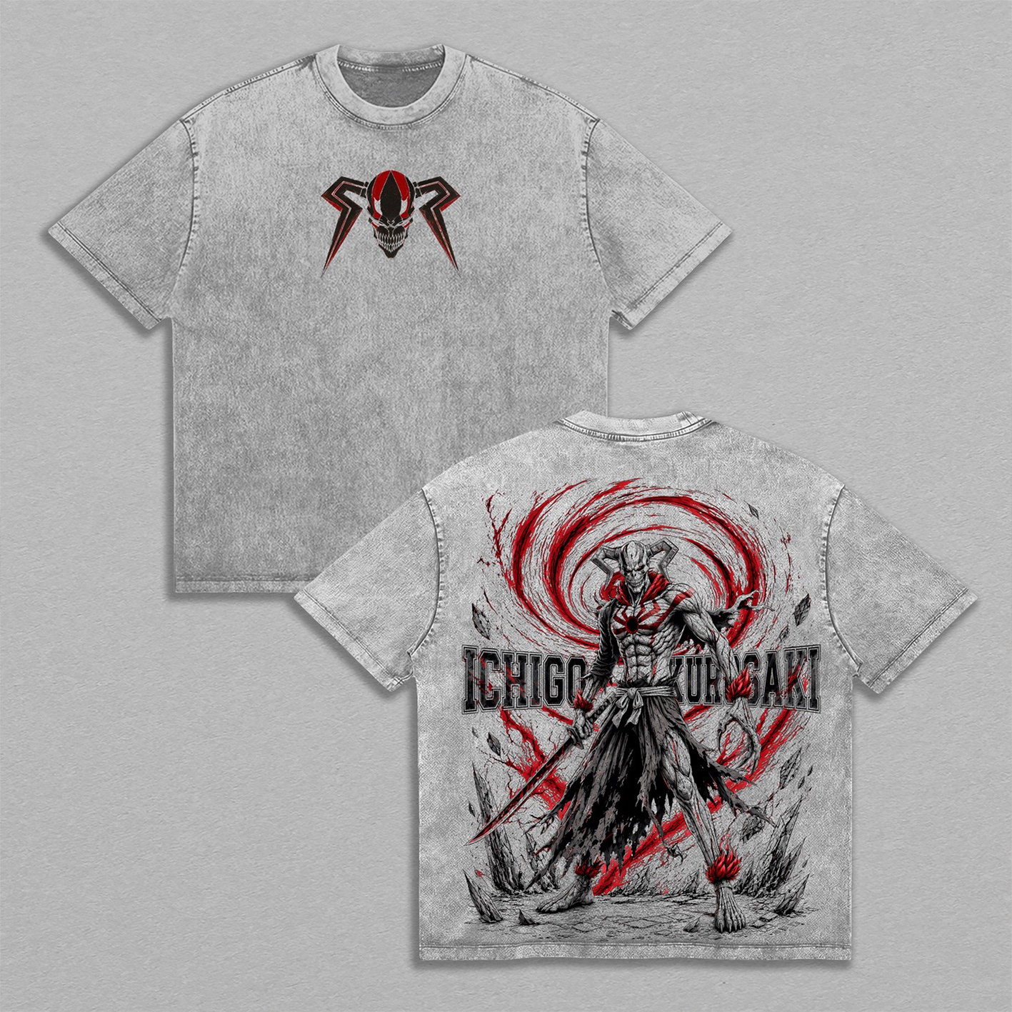 Ichigo Kurosaki Bleach Anime Washed T-shirt/Crewneck/Hoodie