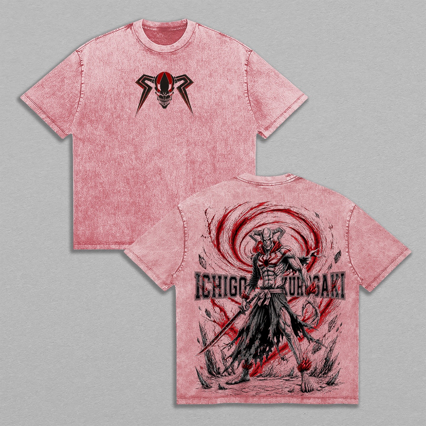 Ichigo Kurosaki Bleach Anime Washed T-shirt/Crewneck/Hoodie