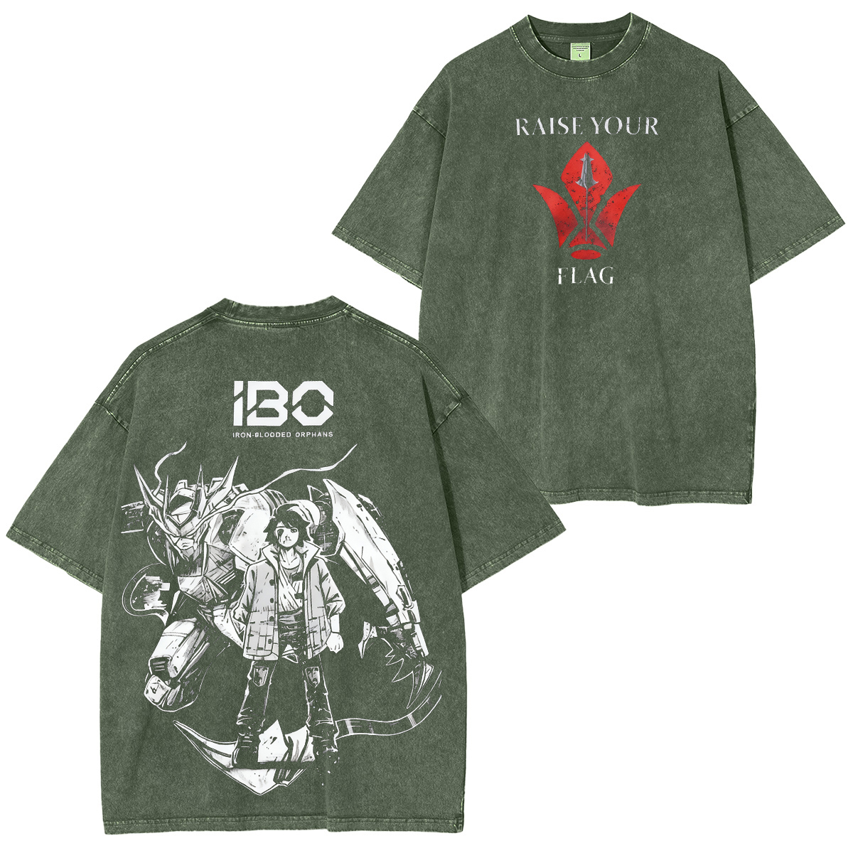 Gundam Barbatos Vintage Washed Unisex T-Shirt