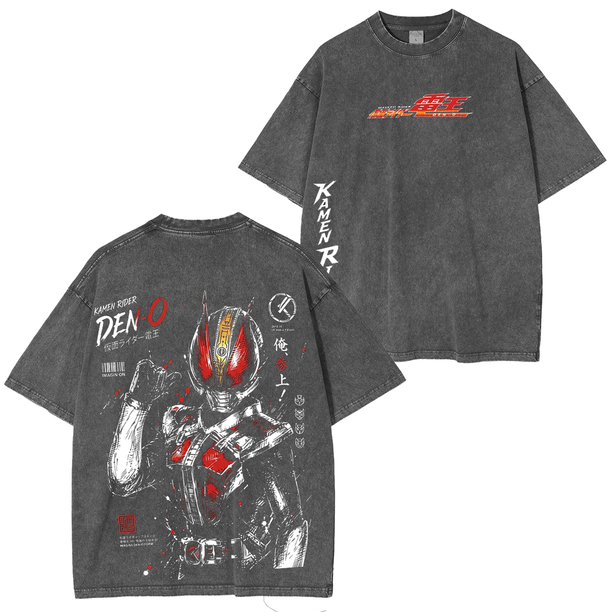 Kamen Rider Den O Washed Unisex T-Shirt