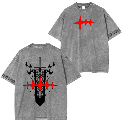 Black Clover Vintage washed T-shirt/Crewneck/Hoodie