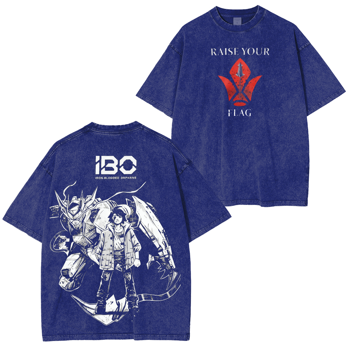 Gundam Barbatos Vintage Washed Unisex T-Shirt
