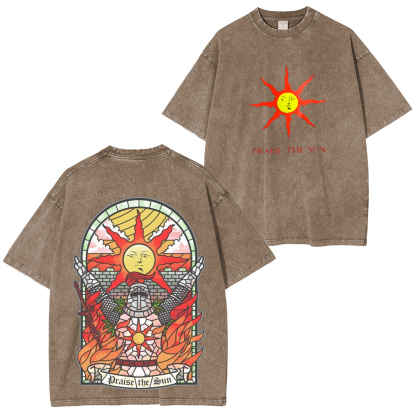 Praise The Sun Tarot Card Thank God Online T-Shirt