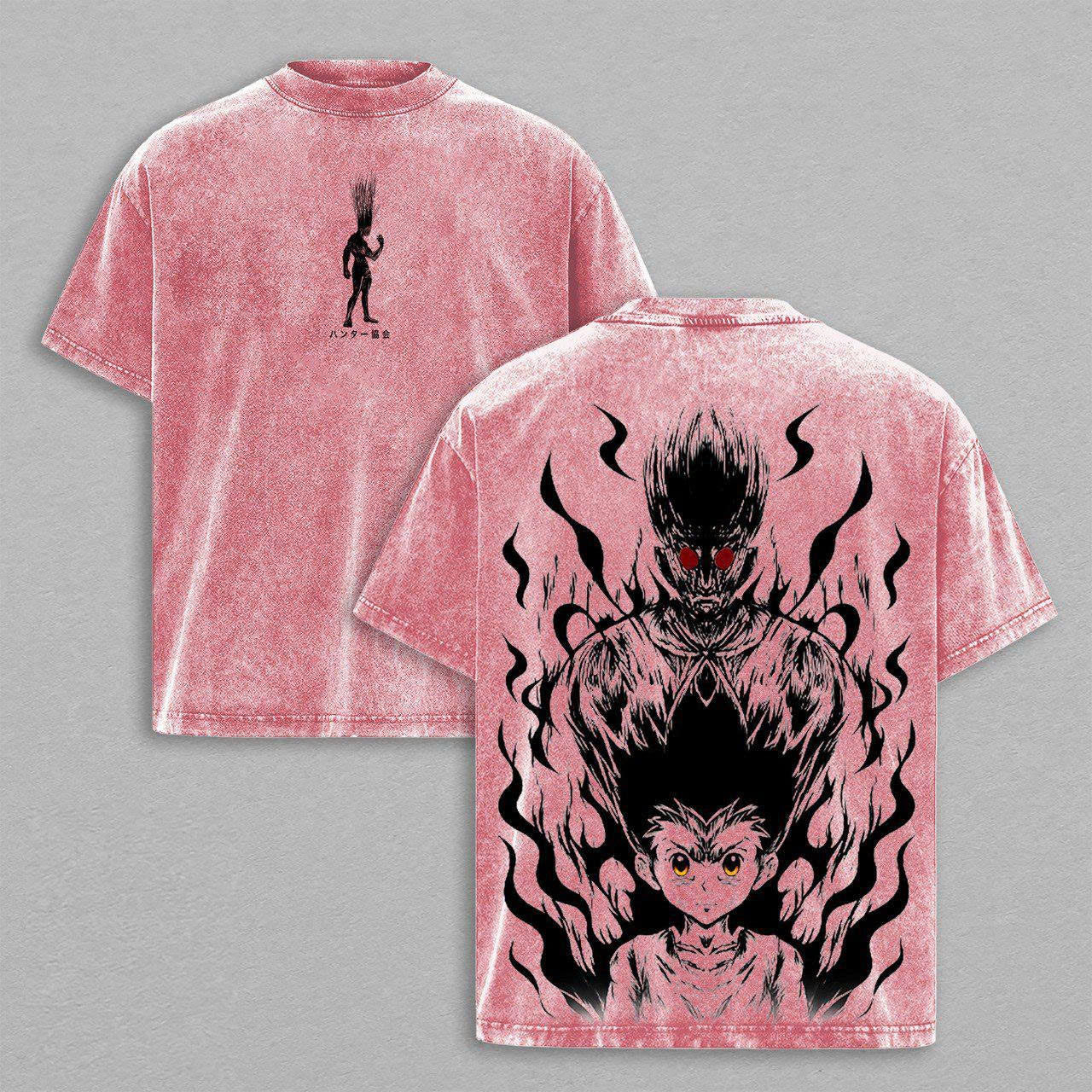 Hunter x Hunter Gon Anime Unisex Washed T-Shirt