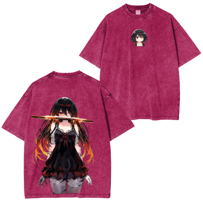 Dandadan Oversized Unisex Washed T-Shirt