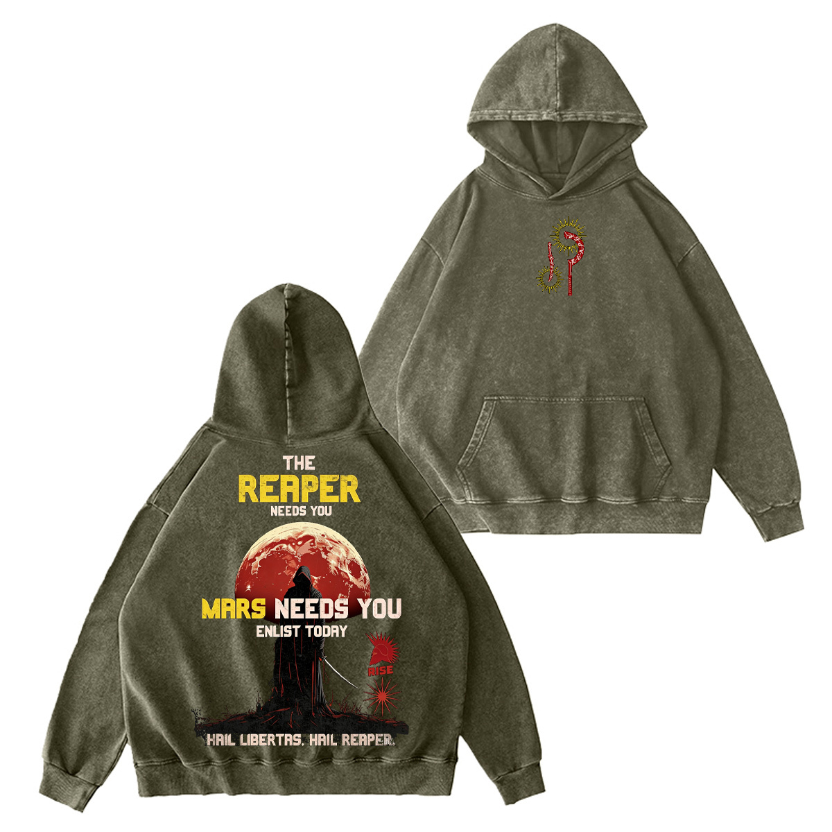 Red Rising Oversized T-shirt/Crewneck/Hoodie