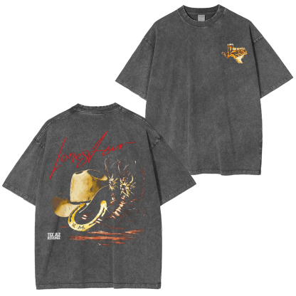 Lonestar Cowboy Washed T-shirt/Crewneck/Hoodie