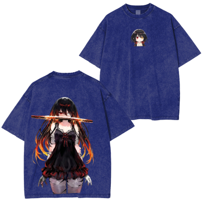Dandadan Oversized Unisex Washed T-Shirt