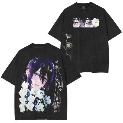 Chainsaw Man Reze Vintage Washed T-shirt/Crewneck/Hoodie