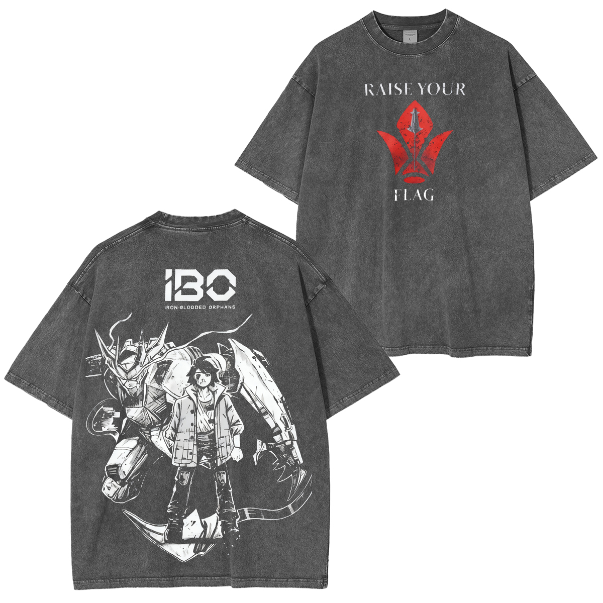 Gundam Barbatos Vintage Washed Unisex T-Shirt