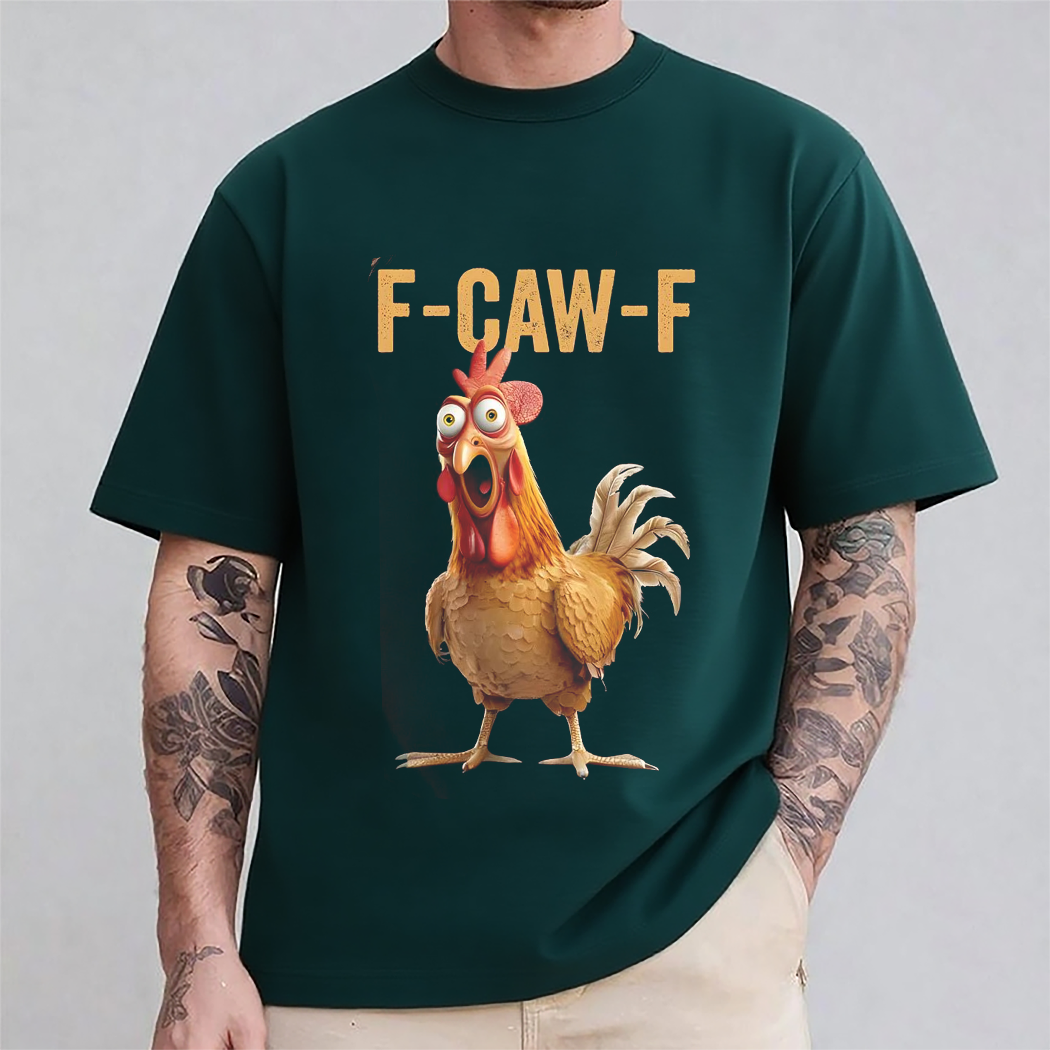 Funny Chicken Humor F-Caw-F Unisex Shirt/Crewneck/Hoodie