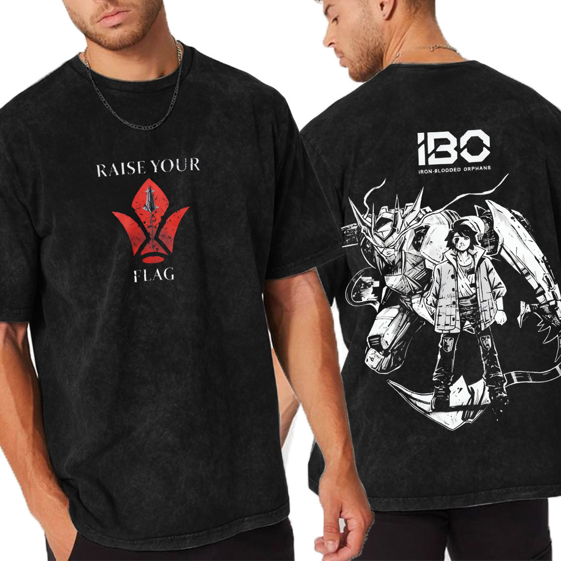 Gundam Barbatos Vintage Washed Unisex T-Shirt