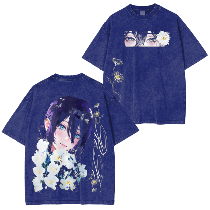 Chainsaw Man Reze Vintage Washed T-shirt/Crewneck/Hoodie