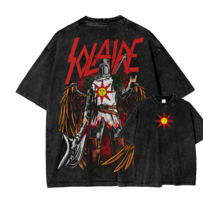 Dark Souls Unisex Fit Washed T-Shirt 2506018930