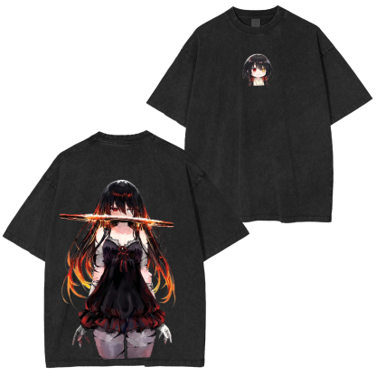 Dandadan Oversized Unisex Washed T-Shirt