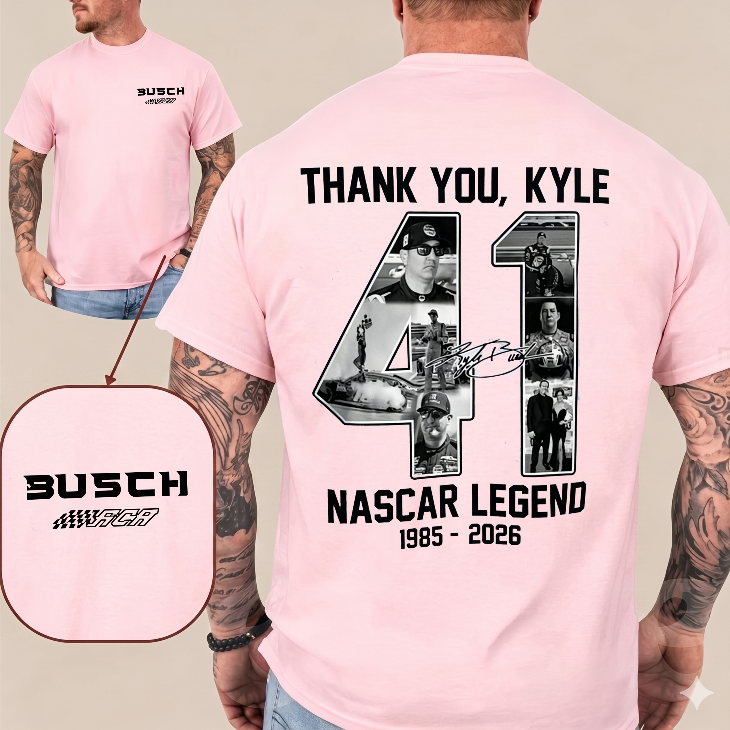 RIP Kyle Busch Unisex Shirts/Crewneck/Hoodie