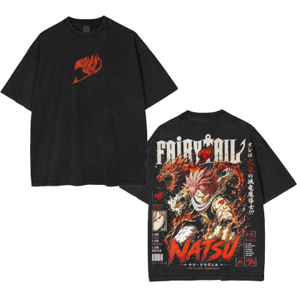 Natsu DragoSlayer Unisex  Washed T-Shirt